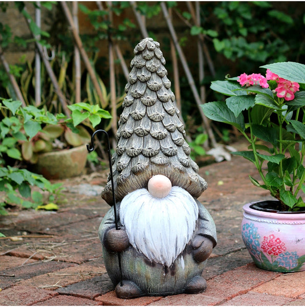 Garden Decoration Ideas, Garden Figure Sculpture Statues, Gnome Statue for Garden Ornaments, Villa Courtyard Decor, Outdoor Garden Decoration-Grace Painting Crafts