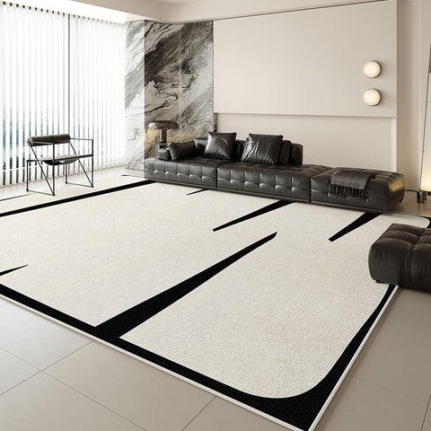 Geometric Modern Rugs for Bedroom, Modern Rugs for Dining Room, Large Modern Rugs for Living Room, Abstract Contemporary Modern Rugs-Grace Painting Crafts