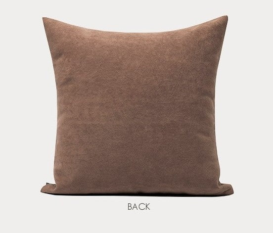 Decorative Modern Sofa Pillows, Modern Simple Throw Pillows for Bedroom, Brown Modern Throw Pillows for Couch, Large Simple Modern Pillows-Grace Painting Crafts