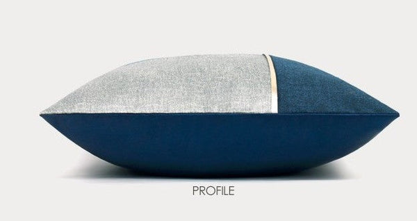 Decorative Modern Sofa Pillows, Blue Modern Throw Pillows, Large Modern Pillows for Living Room, Modern Throw Pillows for Couch-Grace Painting Crafts