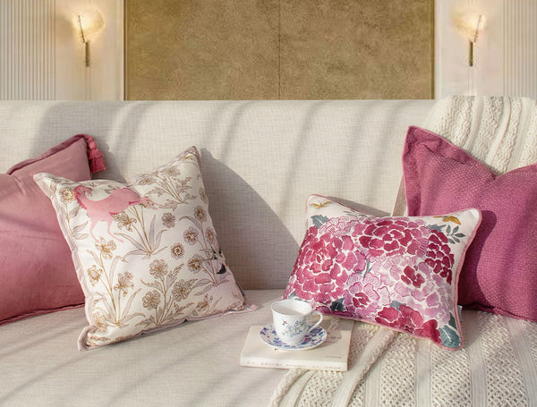 Decorative Pillow Arrangement Ideas, Modern Decorative Cushion Covers, Decorative Throw Pillows for Bed, Living Room Decorative Pillows, Large Decorative Pillows for Interior Design-Grace Painting Crafts