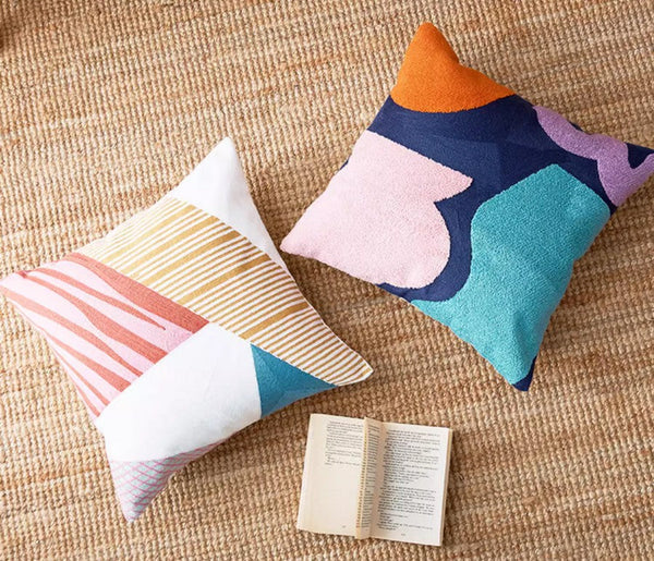 Large Modern Sofa Cushion, Decorative Pillow Covers, Modern Pillows for Couch, Abstract Decorative Throw Pillows for Living Room-Grace Painting Crafts