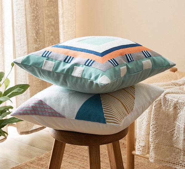 Large Modern Sofa Cushion, Decorative Pillow Covers, Modern Pillows for Couch, Abstract Decorative Throw Pillows for Living Room-Grace Painting Crafts