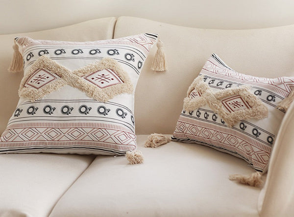 Contemporary Throw Pillow for Interior Design,Geometric Square Modern Throw Pillows for Couch, Decorative Throw Pillows-Grace Painting Crafts