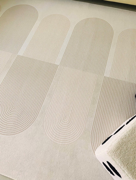 Bedroom Modern Rug Ideas, Kitchen Modern Rugs, Geometric Modern Rug Placement Ideas for Living Room, Contemporary Area Rugs-Grace Painting Crafts