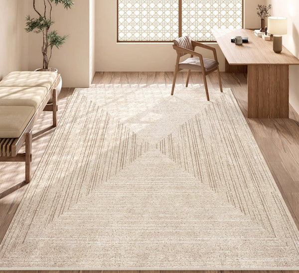 Large Modern Rugs for Sale, Modern Area Rug in Living Room, Bedroom Modern Rugs, Contemporary Floor Carpets under Sofa-Grace Painting Crafts