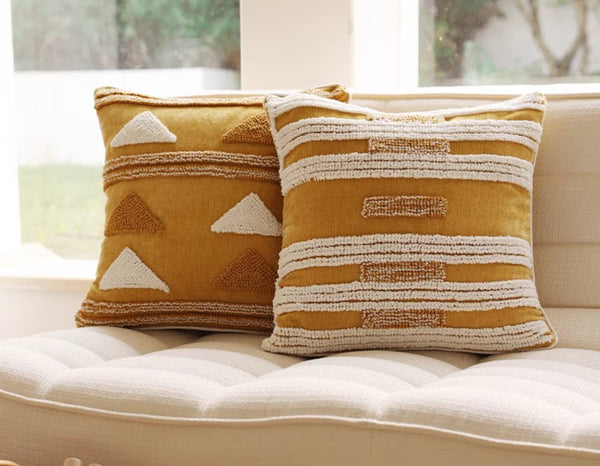Decorative Modern Pillows for Couch, Decorative Pillows for Living Room, Modern Square Sofa Pillows Covers, Modern Sofa Cushion-Grace Painting Crafts