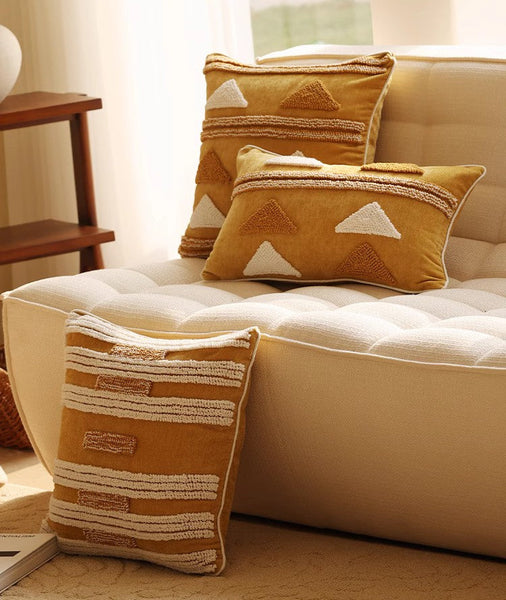 Decorative Modern Pillows for Couch, Decorative Pillows for Living Room, Modern Square Sofa Pillows Covers, Modern Sofa Cushion-Grace Painting Crafts