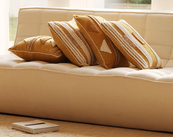 Decorative Modern Pillows for Couch, Decorative Pillows for Living Room, Modern Square Sofa Pillows Covers, Modern Sofa Cushion-Grace Painting Crafts