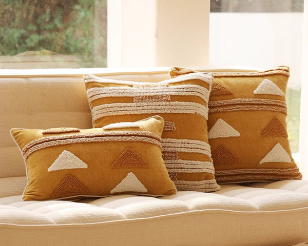 Decorative Modern Pillows for Couch, Decorative Pillows for Living Room, Modern Square Sofa Pillows Covers, Modern Sofa Cushion-Grace Painting Crafts