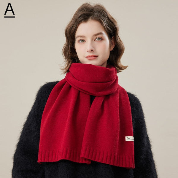 Cozy Winter Scarf, Modern Fashion Designer Scarf, Casual Scarf for Women, Soft Cashmere Scarf for Women, Cold Weather Scarf, Wool Scarf for Women-Grace Painting Crafts