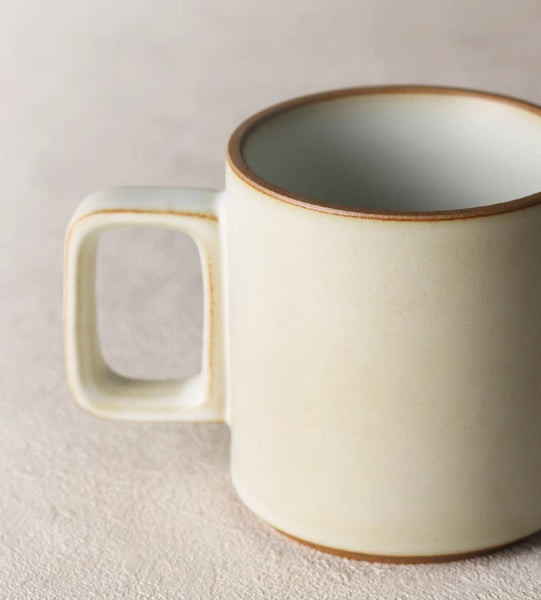 Modern Handmade Pottery Coffee Cup, Large Capacity Coffee Mugs, Unique Tea Cup, Creative White Black Ceramic Coffee Mugs-Grace Painting Crafts