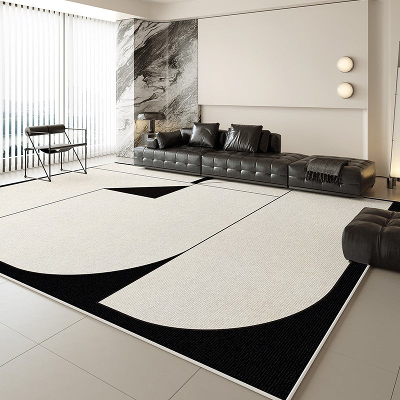 Dining Room Geometric Modern Rugs, Extra Large Modern Rugs, Abstract Pattern Carpet