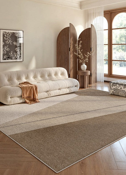 Geometric Area Rugs for Bedroom, Modern Rugs for Office, Extra Large Modern Rugs for Living Room, Abstract Contemporary Modern Rugs-Grace Painting Crafts