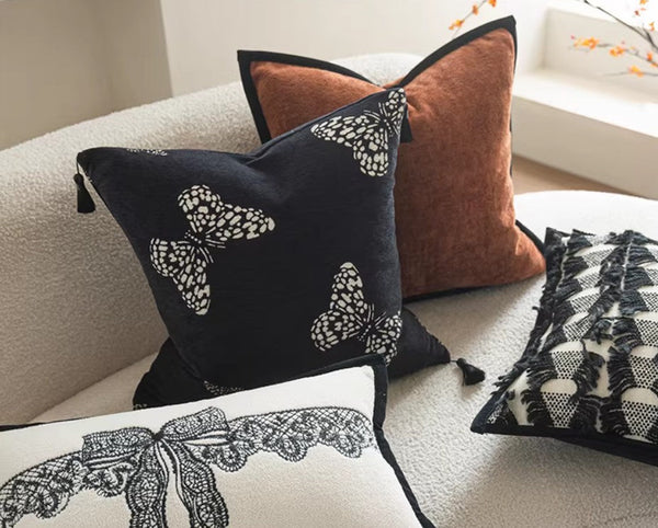 Large Decorative Throw Pillows, Decorative Pillow Arrangement Ideas for Couch, Modern Decorative Pillows for Living Room, Decorative Pillow Covers-Grace Painting Crafts