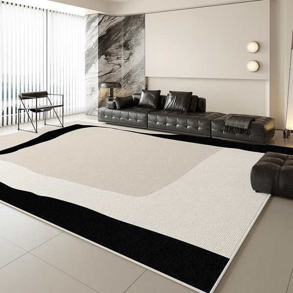 Contemporary Modern Rugs for Office, Dining Room Geometric Modern Rugs, Extra Large Modern Rugs for Living Room, Bedroom Modern Rugs-Grace Painting Crafts