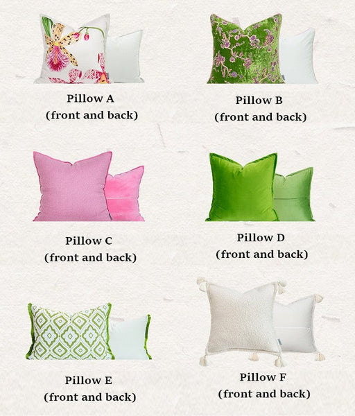 Unique Decorative Pillow Arrangement Ideas for Couch, Modern Decorative Cushion Covers, Decorative Pillows for Living Room, Large Decorative Pillows for Interior Design-Grace Painting Crafts