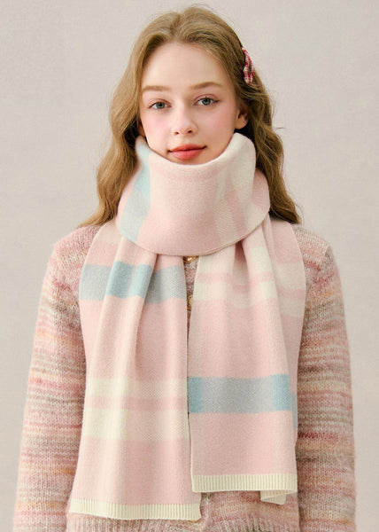 Casual Scarf for Women, Unique Christmas Gift for Girl, Cold Weather Scarves, Modern Wool Scarf for Women, Soft Wool Scarf for Women, Winter Wool Scarf-Grace Painting Crafts