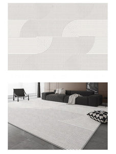 Dining Room Floor Rug, Large Floor Rugs for Living Room, Modern Floor Rugs for Bedroom, Extra Large Geometric Modern Rugs for Office-Grace Painting Crafts