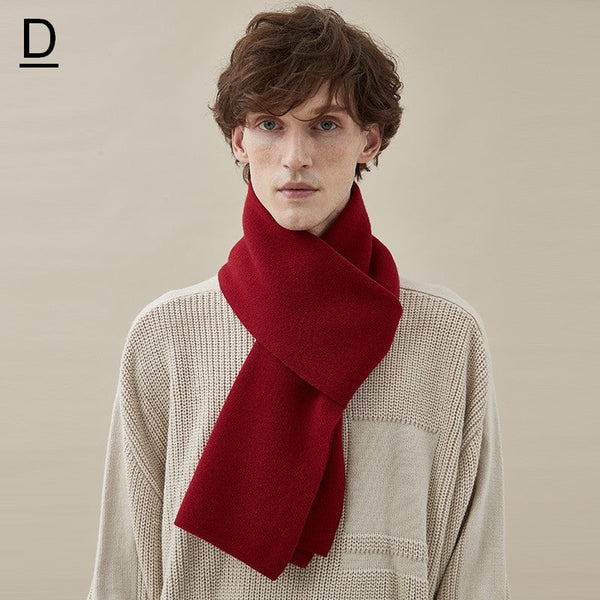 Men's Wool Scarf Winter, Business Wool Scarf for Gentleman, Thick Wool Scarf, Men's Winter Scarf, Formal Men Scarf Styles, Casual Scarf Men, Modern Fashion Scarf-Grace Painting Crafts