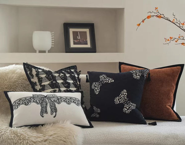 Large Decorative Throw Pillows, Decorative Pillow Arrangement Ideas for Couch, Modern Decorative Pillows for Living Room, Decorative Pillow Covers-Grace Painting Crafts