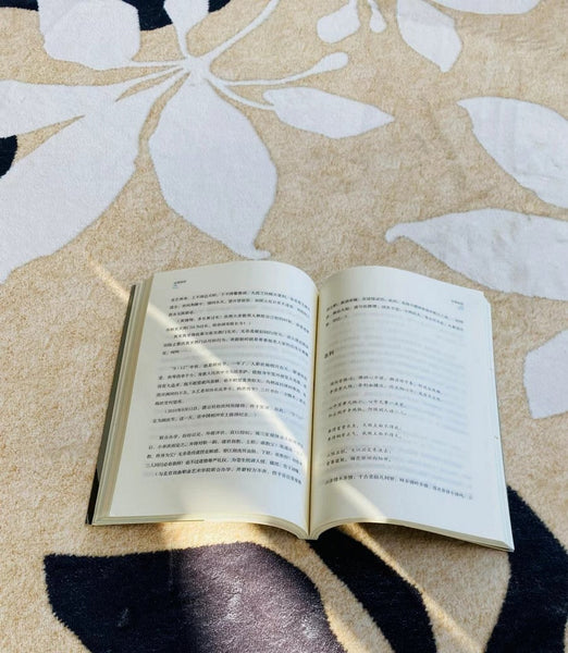 Contemporary Modern Rugs, Flower Pattern Circular Modern Rugs under Chairs, Geometric Round Rugs for Dining Room, Bedroom Abstract Modern Area Rugs-Grace Painting Crafts