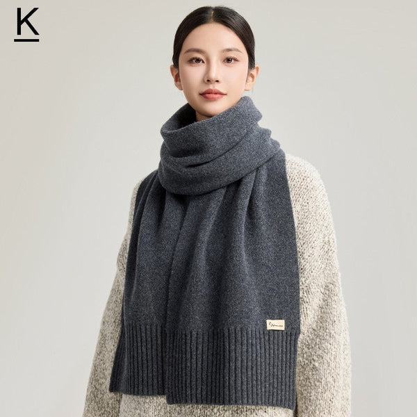 Modern Wool Scarf for Women, Soft Cashmere Scarf for Women, Casual Scarf for Women, Cold Weather Scarf, Fashion Designer Scarf, Winter Scarf-Grace Painting Crafts