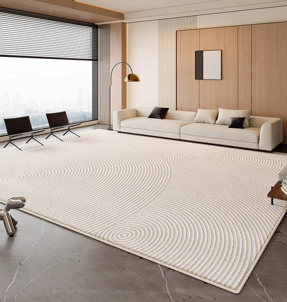 Large Modern Rugs for Living Room, Bedroom Modern Rugs, Dining Room Geometric Modern Rugs, Contemporary Modern Rugs under Coffee Table-Grace Painting Crafts