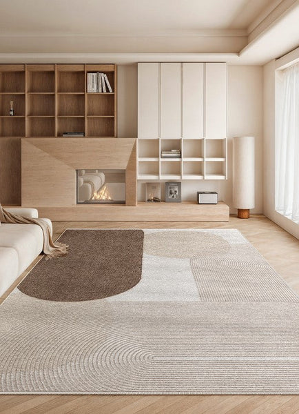 Living Room Contemporary Modern Rugs, Extra Large Abstract Geometric Modern Rugs, Bedroom Modern Rugs, Modern Rugs for Dining Room-Grace Painting Crafts