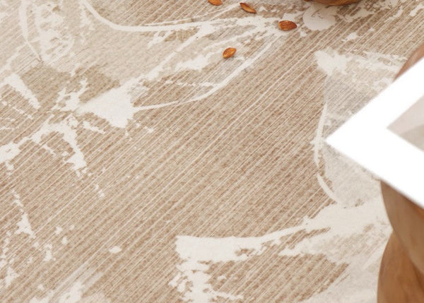 Living Room Flower Pattern Modern Rugs, French Style Modern Rugs for Interior Design, Bedroom Modern Soft Rugs, Contemporary Modern Rugs under Dining Room Table-Grace Painting Crafts