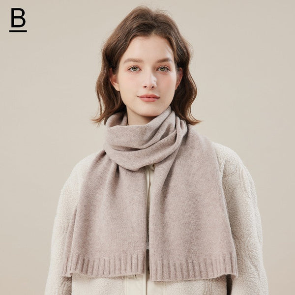 Cozy Winter Scarf, Modern Fashion Designer Scarf, Casual Scarf for Women, Soft Cashmere Scarf for Women, Cold Weather Scarf, Wool Scarf for Women-Grace Painting Crafts