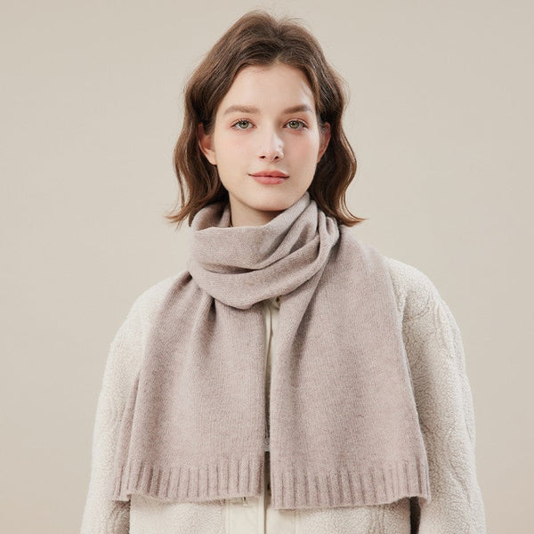 Wool Scarf for Women, Cozy Winter Scarf, Modern Fashion Designer Scarf, Casual Scarf for Women, Soft Cashmere Scarf for Women, Cold Weather Scarf-Grace Painting Crafts