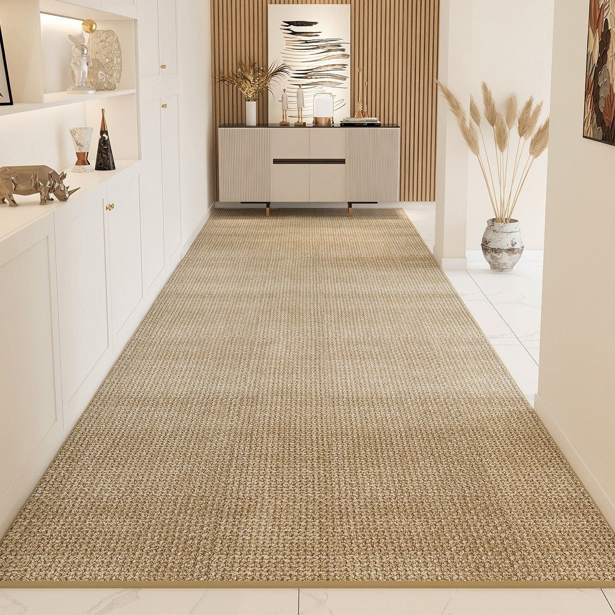 Contepmorary Runner Rugs, Extra Long Hallway Runners, Non Slip Modern Long Hallway Runners, Long Narrow Runner Rugs, Modern Entryway Runner Rug Ideas-Grace Painting Crafts