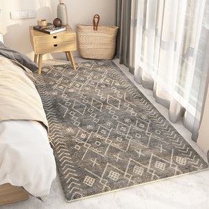 Thick Modern Rugs Next to Bed, Entryway Modern Runner Rugs, Contemporary Modern Rugs for Living Room, Modern Runner Rugs for Hallway-Grace Painting Crafts