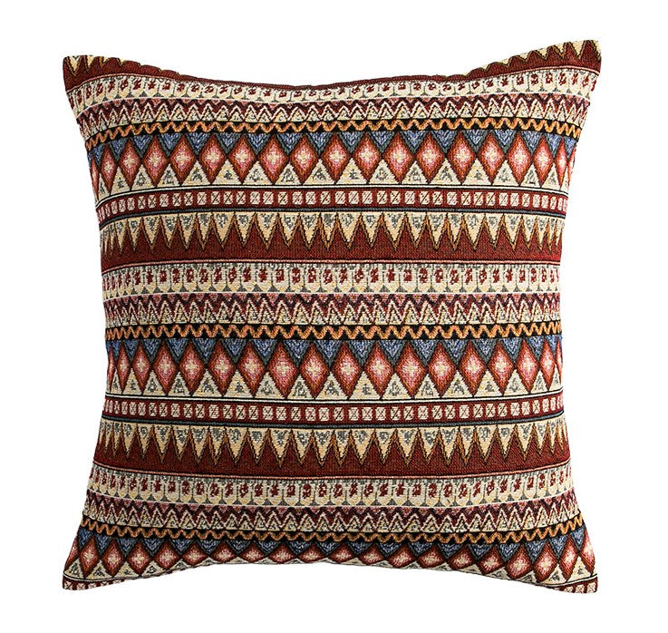 Geometric Pattern Throw Pillow for Couch, Decorative Throw Pillows, Bohemia Sofa Pillows for Living Room, Large Bohemian Decorative Sofa Pillows-Grace Painting Crafts