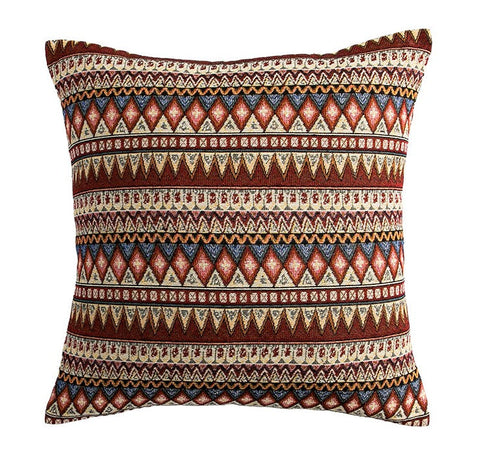 Geometric Pattern Throw Pillow for Couch, Decorative Throw Pillows, Bohemia Sofa Pillows for Living Room, Large Bohemian Decorative Sofa Pillows-Grace Painting Crafts