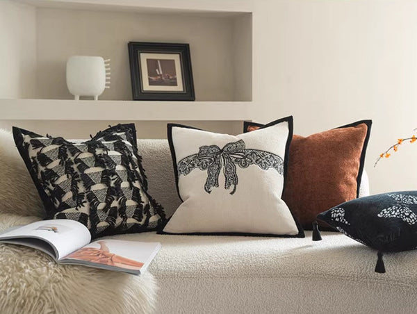 Large Decorative Throw Pillows, Decorative Pillow Arrangement Ideas for Couch, Modern Decorative Pillows for Living Room, Decorative Pillow Covers-Grace Painting Crafts