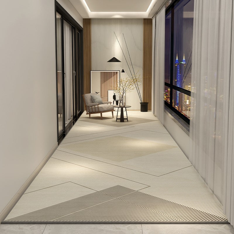 Modern Long Hallway Runners, Entrance Hallway Runners, Non-Slip Washable Rug, Contemporary Corridor Carpet, Abstract Floor Mat