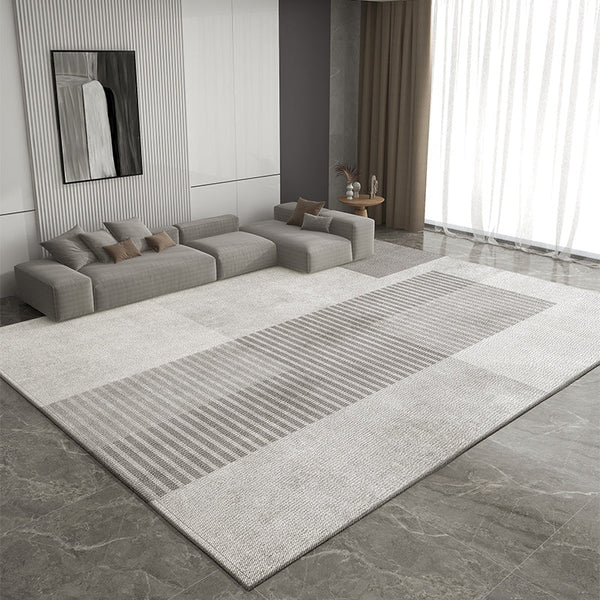 Living Room Modern Rugs, Dining Room Geometric Modern Rugs, Bedroom Modern Rugs, Extra Large Gray Contemporary Modern Rugs for Office-Grace Painting Crafts