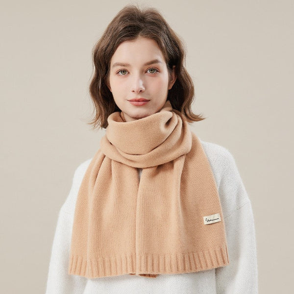 Cozy Winter Scarf, Modern Fashion Designer Scarf, Casual Scarf for Women, Soft Cashmere Scarf for Women, Cold Weather Scarf, Wool Scarf for Women-Grace Painting Crafts