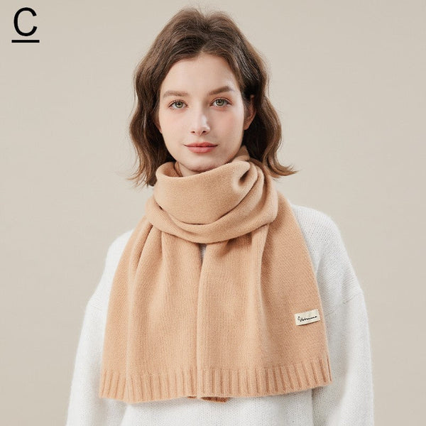 Wool Scarf for Women, Cozy Winter Scarf, Modern Fashion Designer Scarf, Casual Scarf for Women, Soft Cashmere Scarf for Women, Cold Weather Scarf-Grace Painting Crafts