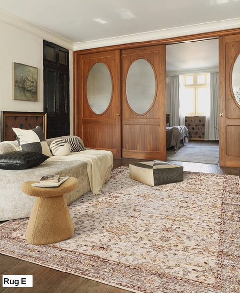 Persain Rugs for Dining Room, Oversized Area Rugs for Living Room, Extra Large Vintage Persian Rugs, Antique Persian Rug, Vintage Rugs for Bedroom-Grace Painting Crafts