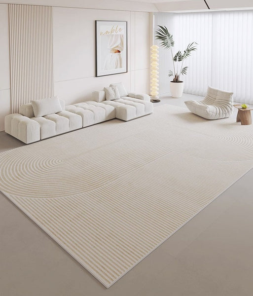 Large Geometric Floor Carpets, Modern Living Room Area Rugs, Bedroom Modern Rugs, Modern Area Rugs under Dining Room Table, Modern Rugs for Kitchen-Grace Painting Crafts