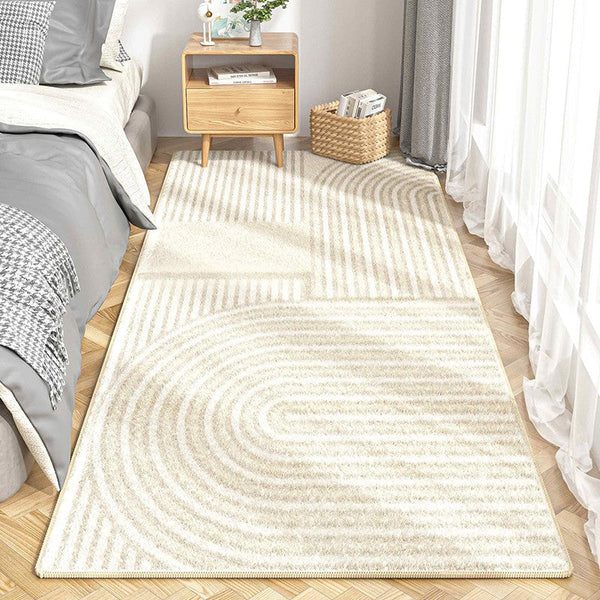 Thick Modern Runner Rugs Next to Bed, Contemporary Runner Rugs for Living Room, Bathroom Runner Rugs, Kitchen Runner Rugs, Hallway Runner Rugs-Grace Painting Crafts