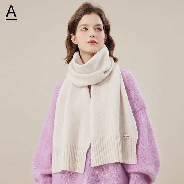 Modern Winter Scarf, Fashion Designer Scarf, Casual Scarf for Women, Cold Weather Scarf, Wool Scarf for Women, Soft Cashmere Scarf for Women-Grace Painting Crafts