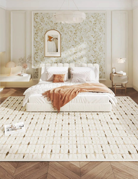 Abstract Area Rugs for Living Room, Modern Rugs under Dining Room Table, Modern Carpets for Kitchen, Geometric Contemporary Modern Rugs Next to Bed-Grace Painting Crafts