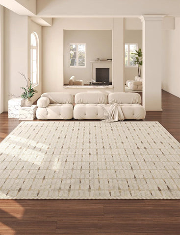 Abstract Area Rugs for Living Room, Modern Rugs under Dining Room Table, Modern Carpets for Kitchen, Geometric Contemporary Modern Rugs Next to Bed-Grace Painting Crafts