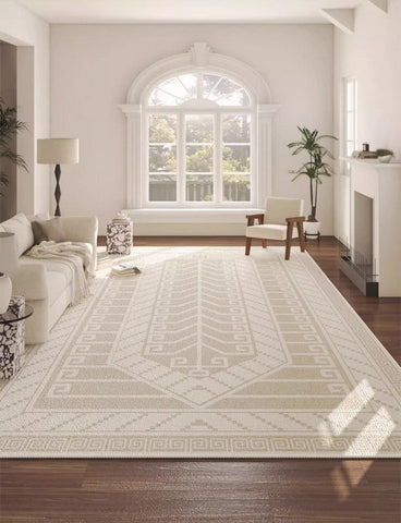 Large Modern Rugs for Living Room, Modern Rugs under Dining Room Table, Modern Carpets for Bedroom, Geometric Contemporary Modern Rugs Next to Bed-Grace Painting Crafts