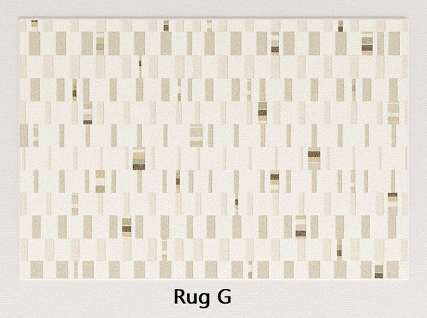 Contemporary Carpets for Dining Room, Geometric Modern Rugs for Bedroom, Abstract Modern Rugs for Living Room, Large Modern Rugs Next to Bed-Grace Painting Crafts
