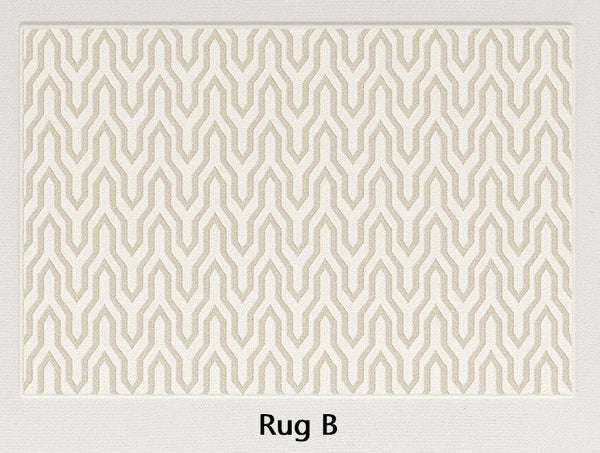 Abstract Modern Rugs for Living Room, Contemporary Carpets for Kitchen, Geometric Modern Rugs for Dining Room, Contemporary Modern Rugs Next to Bed-Grace Painting Crafts